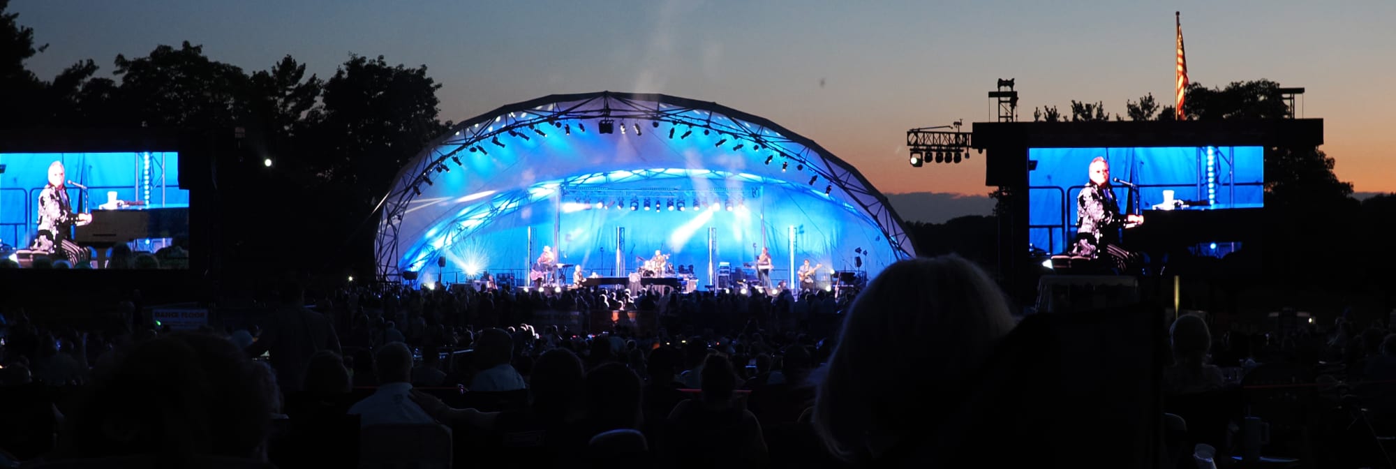 outdoor concert venue at sunset Huntsville