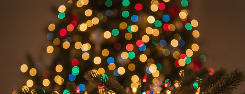bokeh christmas lights Huntsville